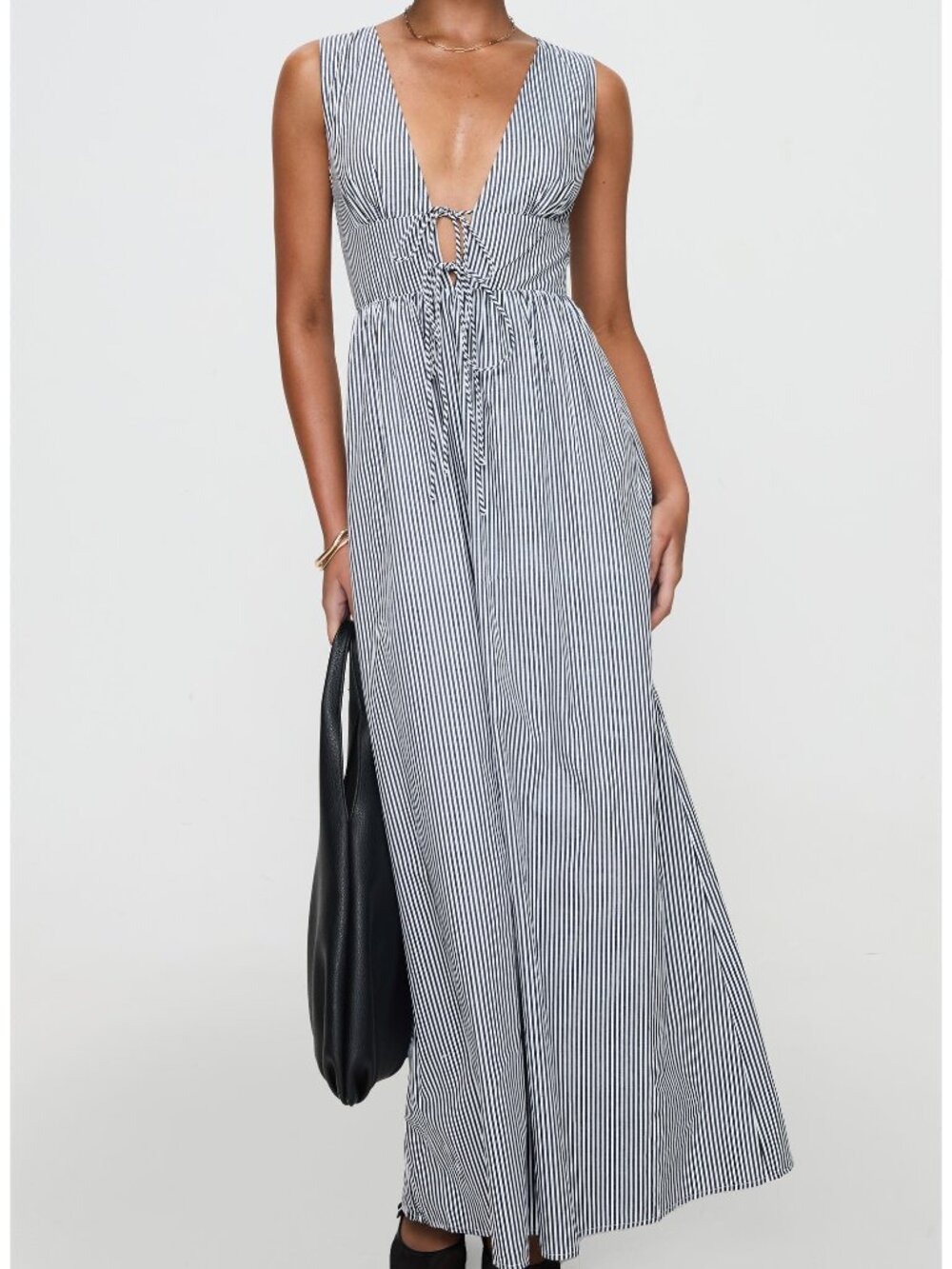 Princess Polly Pokey Stripe Sleeveless Cotton Maxi Dress